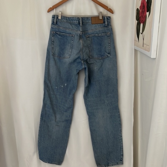 Zara Light Blue Butterfly Jeans - Picture 3 of 4